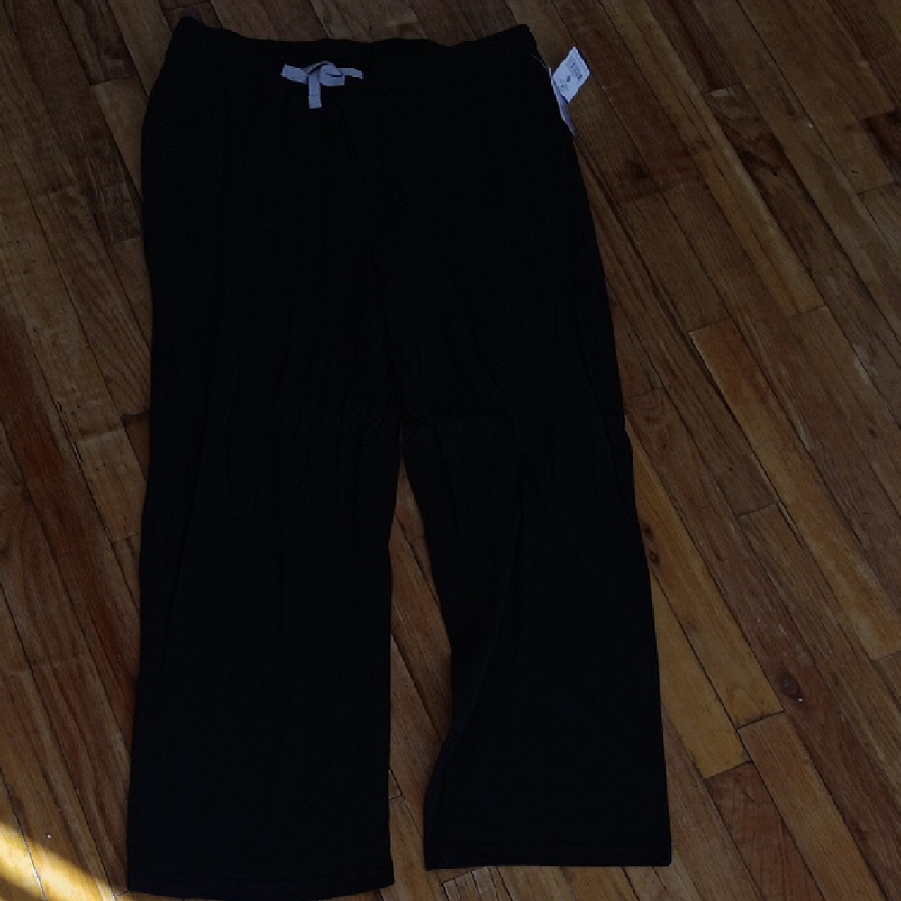 Black Or Gray Lounge Sleep Pants, M, L & XL Available NWT - Picture 2 of 3